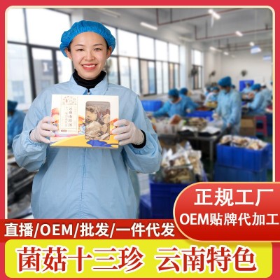 山喜之十三珍菌汤包礼盒装120g云南特产菌菇食用菌菇汤包批发