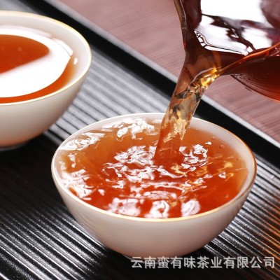 批发云南普洱茶叶15# 糯香小沱茶熟茶（红盒）迷你小沱茶厂家直销图4