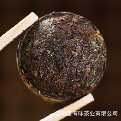 批发云南普洱茶叶15# 糯香小沱茶熟茶（红盒）迷你小沱茶厂家直销图2