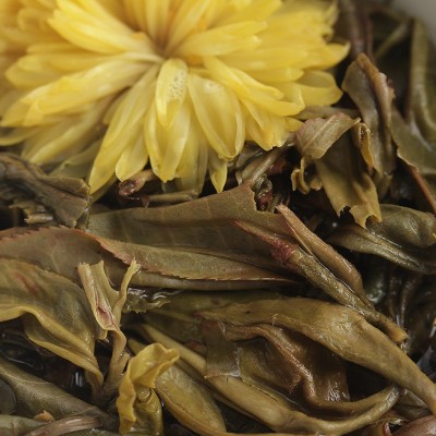 批发 云南普洱花茶龙珠礼盒装 18颗生茶玫瑰 茉莉牡丹6味组合花茶图4