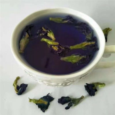 批发蓝蝶花蝶豆花口岸蓝蝴蝶大货花朵茶叶芳苑花草茶零售花茶批发图2
