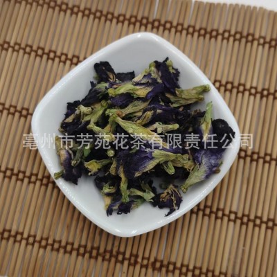 批发蓝蝶花蝶豆花口岸蓝蝴蝶大货花朵茶叶芳苑花草茶零售花茶批发图3