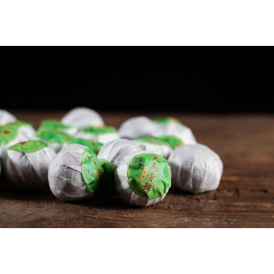 批发云南普洱 新会天马一号小青柑 陈年普洱熟茶 柑普茶散装500g图3