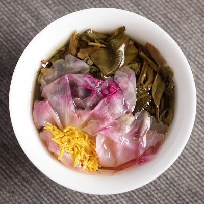 批发手工 牡丹花生茶龙珠 普洱生茶 迷你小沱茶 产地直供图5