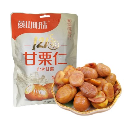 燕山明珠 开袋即食 熟板栗仁 大瓣 非整颗 300g*1袋图5