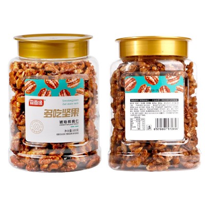 琥珀核桃仁新货500g罐装焦糖蜂蜜核桃仁纸皮酥脆坚果零食现货批发图5