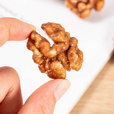 【加工定制】新疆琥珀芝麻核桃仁10kg整箱干果零食坚果散装源头批发图4
