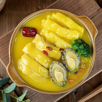 金舜鲍鱼花胶鸡捞饭350克/袋装快餐外卖简餐冷冻料理包加热即食图3