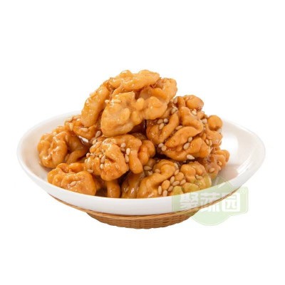 【聚蔬园】去皮香酥核桃仁芝麻海苔味脱皮餐饮酒店冷盘休闲坚果零图5