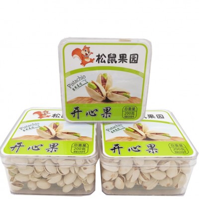 包邮开心果200g盒装罐装坚果干果炒货批发网红休闲零食厂家直销