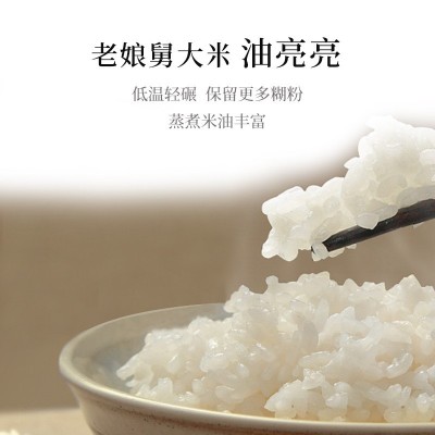 老娘舅 香稻米2.5kg大米批发直批5斤 软糯香甜粳米珍珠米当季新米图3