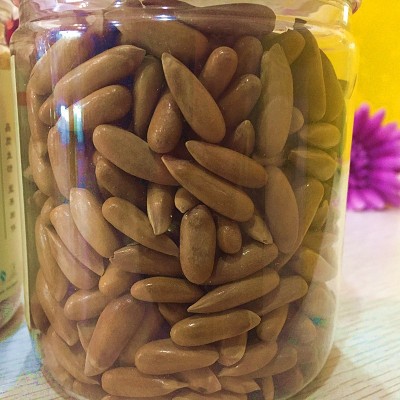新货大颗粒巴西松子手剥松子原味薄壳罐装坚果批发代发图4