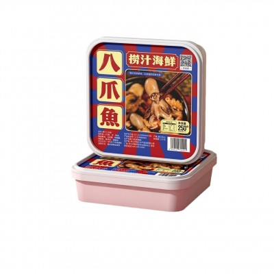 舟山捞汁小海鲜小八爪鱼熟食即食下酒菜拌面必备250g/盒聚会喝酒图5