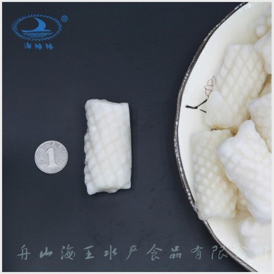 舟山海鲜 整箱10斤装目鱼花鱿鱼花鱿鱼卷 火锅食材冷冻食品半成品图2