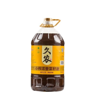 四川久农5L小榨浓香纯菜籽油适用川菜厂家批发食用油图5