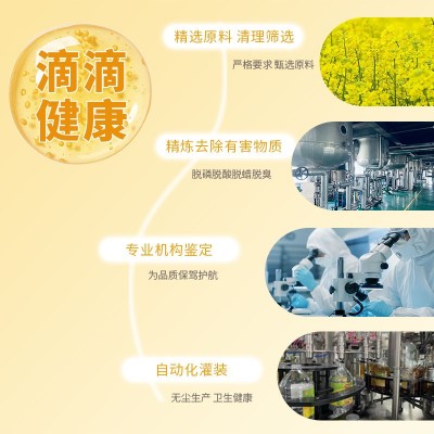 聚香达纯正菜籽油5L非转基因油菜籽香味浓郁食用油源头厂家批发价图3
