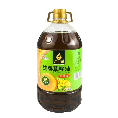 好丰盛纯香菜籽油低芥酸菜油食用油5L桶装植物油批发一件代发图5