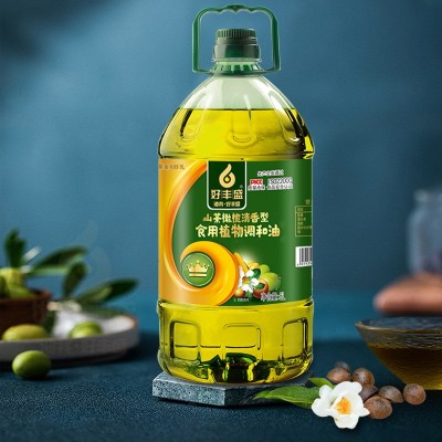 好丰盛5升山茶油橄榄油食用油植物调和油压榨炒菜桶装5l一件代发图2