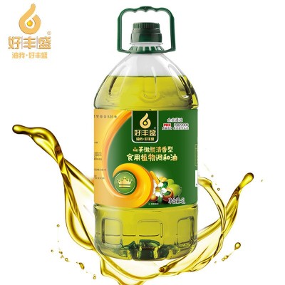 好丰盛5升山茶油橄榄油食用油植物调和油压榨炒菜桶装5l一件代发图4