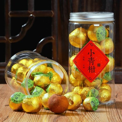 批发天马小青柑新会生晒头采柑 陈皮宫廷普洱熟茶茶叶礼盒装图2