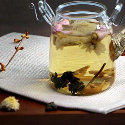 花伶玫瑰花茶贡菊桑叶陈皮组合养生花草女人礼茶厂家OEM代加工图4