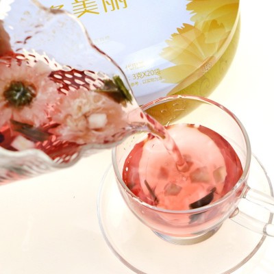 花伶养生花草茶贡菊花茶洛神淡竹叶组合花茶源头厂家代加工图3