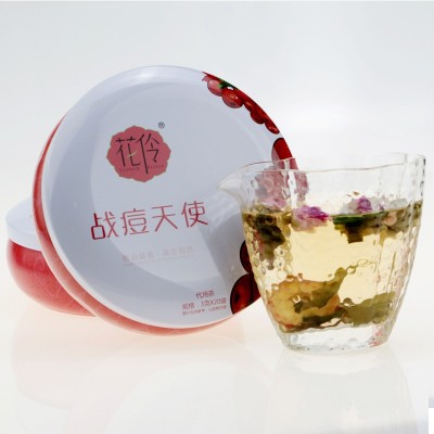 花伶花茶 养生组合代用茶 玫瑰花淡竹叶苦瓜山楂花草茶厂家代加工图2