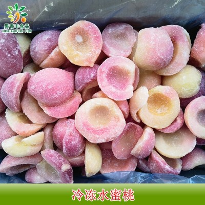 冷冻水蜜桃瓣 春雪水蜜桃 速冻水果果肉