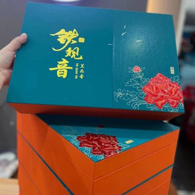 新茶铁观音茶叶 高山浓香型乌龙茶散装茶叶批发500g礼盒装铁观音图2
