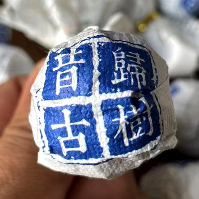 云南普洱茶龙珠茶普洱生茶500g冰岛普洱生普小茶饼散茶茶叶批发图2
