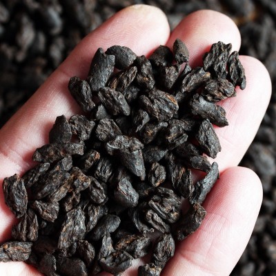 糯米香 茶化石普洱熟茶云南糯香普洱茶熟普老茶头茶叶批发碎银子图2