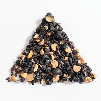 五黑茶量版装黑豆黑米桑葚黑芝麻黑枸杞三角包果香花茶批发图3