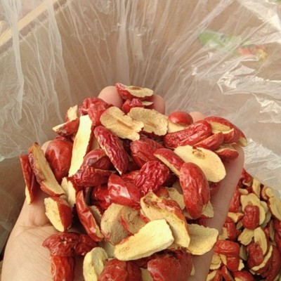 批发红枣 干枣 枣片 新疆若羌红枣 酥脆无核灰枣干 泡茶煲汤零食图4