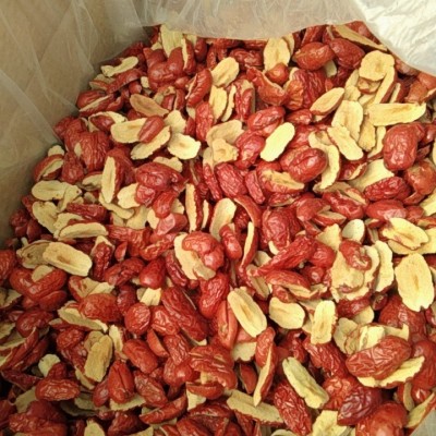 批发红枣 干枣 枣片 新疆若羌红枣 酥脆无核灰枣干 泡茶煲汤零食图3