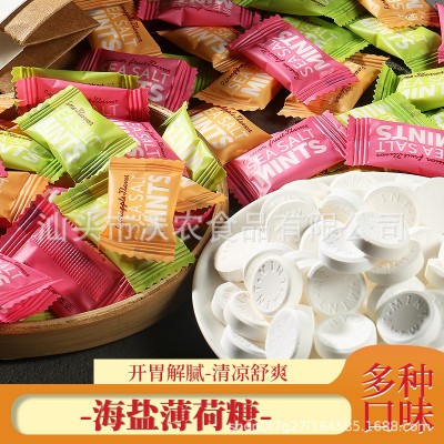 生产厂家定做网红糖果MINTS水果润喉糖海盐薄荷糖散装来 图贴牌OEM图2