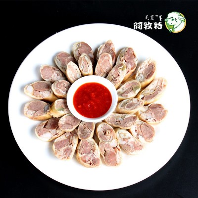 阿牧特 内蒙古肉肠 小肥羊肉业 锡盟羔羊肉500g装厂家货源 羊肉肠