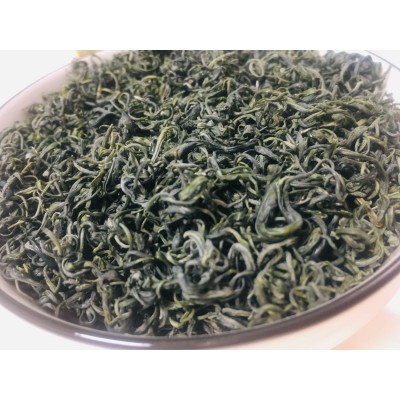 批发四川峨眉山新鲜绿茶七里春高山绿茶炒青500克散装茶一件代发图2