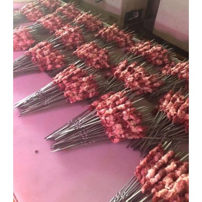 内蒙古产地直邮批发羊肉羊后座铁签羊肉串木签羊肉串烧烤羊肉串图4
