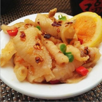 柠檬蒜香脱骨凤爪无骨鸡爪500g香辣东北风味鸡爪私房菜香辣凤爪图4