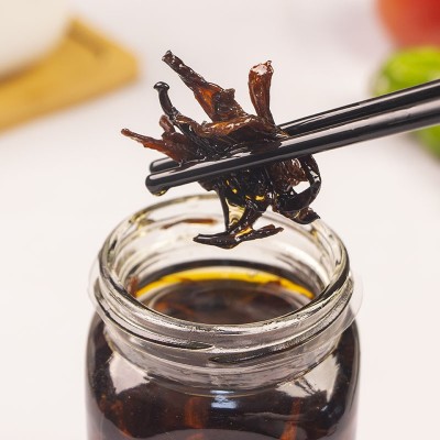 云南大厂直批鹿茸菇油炸菌拌饭菜特产菌子开盖即食下饭菜拌面菌菇图2