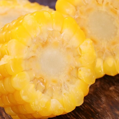 黄糯玉米方便速食东北玉米棒8支/箱真空包装批发量大从优甜糯玉米图3
