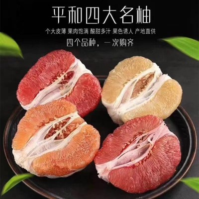 四大名柚子福建平和三红红心蜜柚新鲜黄皮水果红肉白肉礼盒可混选图2