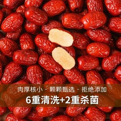 枣致富每日红枣免洗红枣新疆若羌灰枣健康休闲送礼礼盒批发代发图4