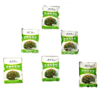 荣成海芝城海带即食麻辣香辣五香黑鸭休闲小吃零食下饭爽口海带丝图5