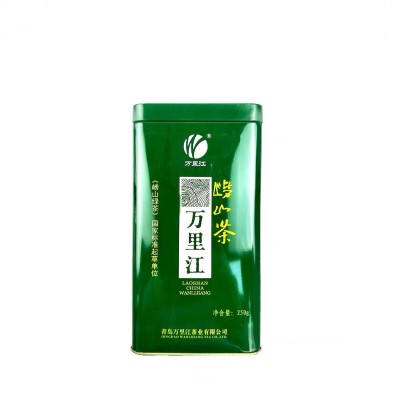 万里江新茶豌豆香浓郁崂山绿茶250g礼盒罐装青岛特产耐泡 崂山绿茶图4