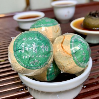 批发新会特产生晒小青柑宫廷普洱茶叶青皮小青柑普洱茶熟 茶可代发图4