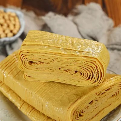 火锅店食材云丝农家手工豆腐丝凉拌菜食材麻辣烫火锅豆腐皮干货图5