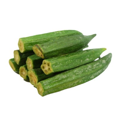 秋葵脆干批发 散装黄秋葵脆片蔬菜干果蔬脆 即食秋葵干零食4kg/箱图5
