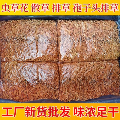 包邮福建工厂直销虫草花新货大量批发孢子头干货500g金虫草蛹虫草图3