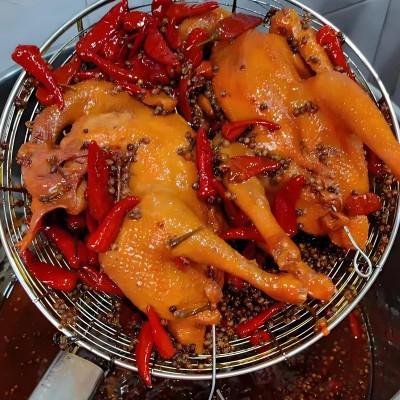 800g手撕椒麻鸡整只麻椒土鸡熟食开袋即食下酒菜卤味真空包装批发图3